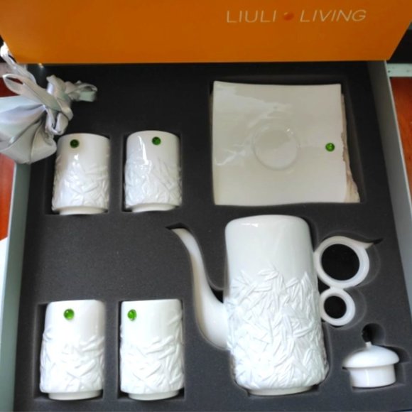 Tea Set In gift box NEW by LIULI LIVING - Picture 1 of 15